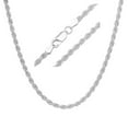 thumbnail image 1 of Thick/Heavy Men's Italian Silver Rope Chain - 22"-30", 1 of 5
