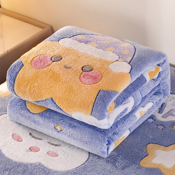Thick Heavy Warm Blankets for Winter,Soft Fleece Twin Blanket for Bed,GentleSoft Cozy Fluffy Thick Winter Christmas Throws 78*47 Inch