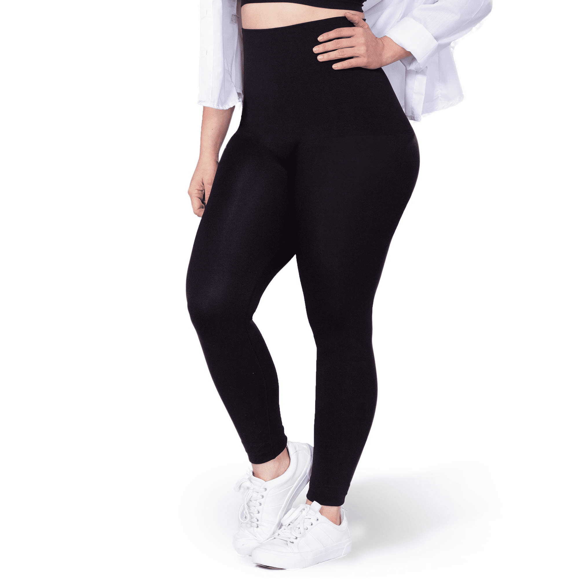 Thick High Waist Tummy Compression Slimming Leggings Women's Yoga Pants  Tummy Control Naked Feeling Workout Leggings 