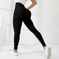 thumbnail image 1 of Thick High Waist Yoga Pants With Pockets Workout Running Yoga Leggings For Women, 1 of 5