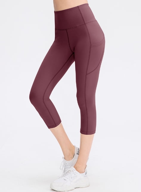 THE GY PEOPLE Thick High Waist Yoga Pants With Pockets, Tuy Control