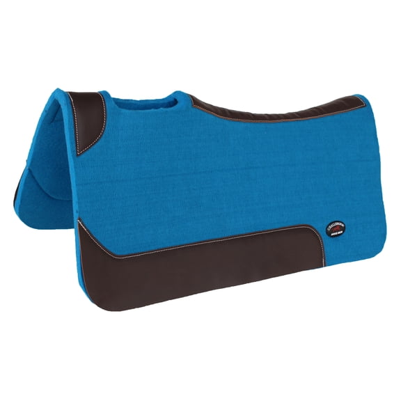 Thick Horse SADDLE PAD Western Contour Wool Felt Therapeutic 3981TR2