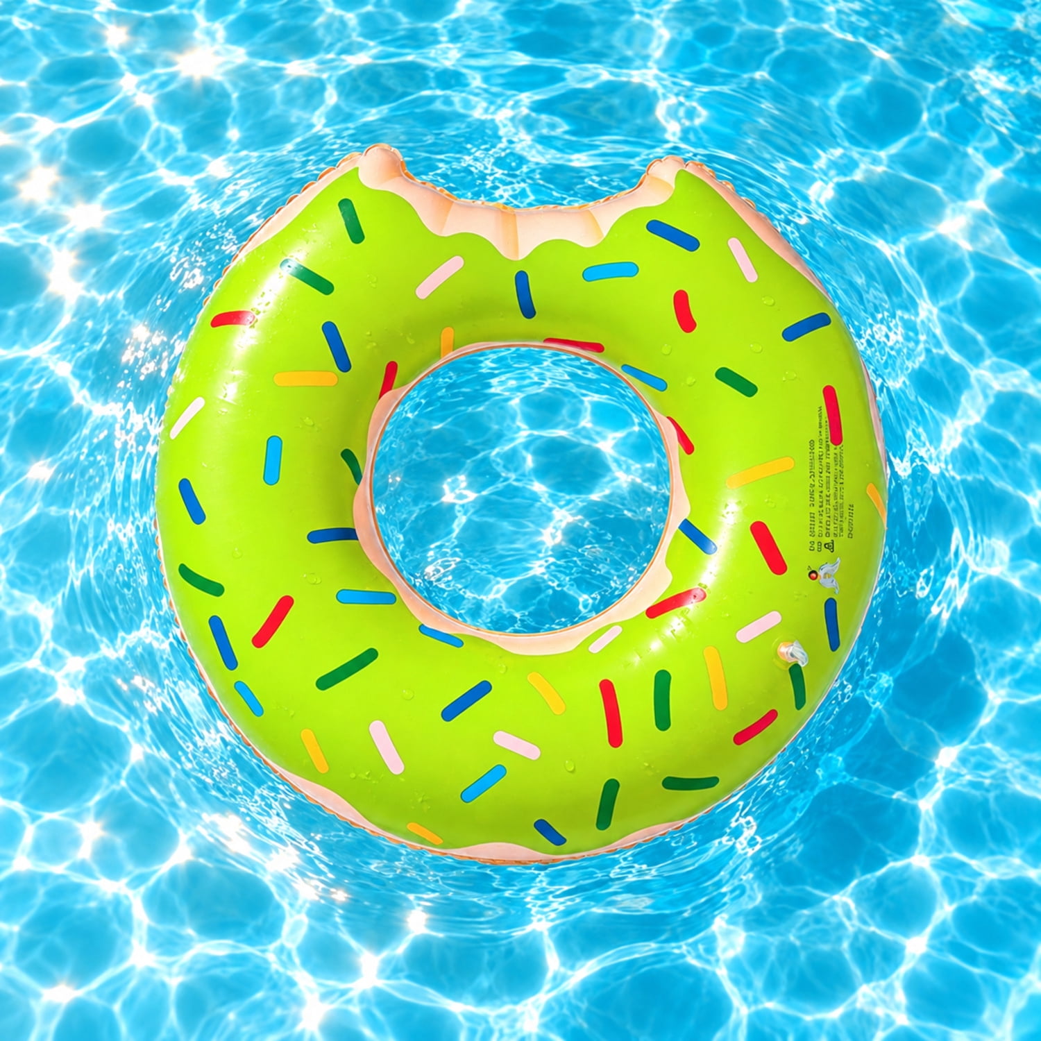 Thick Inflatable Donut Pool Float for Adults Swim Ring 30
