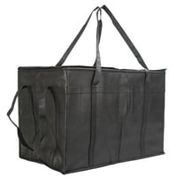 Thick Insulated Pizza Delivery Bag – 40x30x4cmThermal Food Carrier, Foldable, Large Capacity, Non-Woven Fabric with Cotton Insulation for Hot and Cold Food Delivery, Outdoor Picnic, Camping, Travel