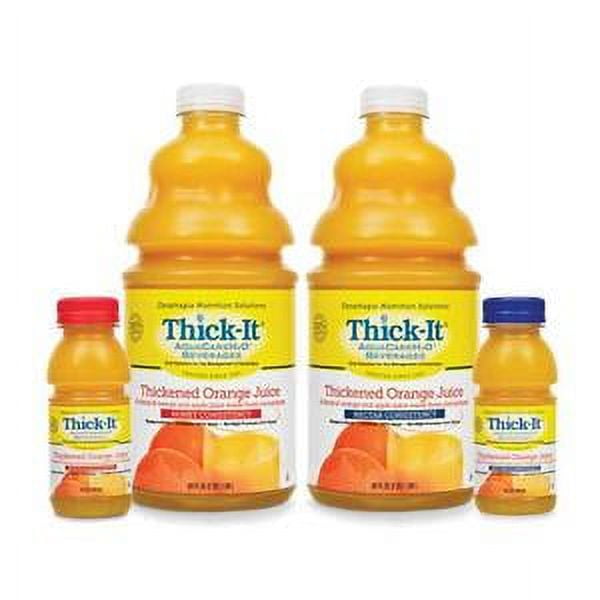 Thick-It AquaCareH20 Thickened Orange Juice Blend, Nectar Consistency - 8 oz bottle