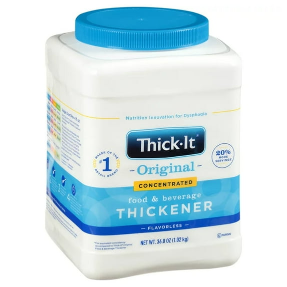 Thick-It Original Concentrated Food & Drink Thickener Unflavored 10 oz. Canister 12 Ct