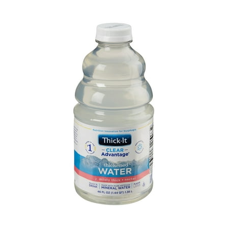 Thick-It Thickened Water Unflavored, 46 oz, Nectar Consistency, 4 Ct