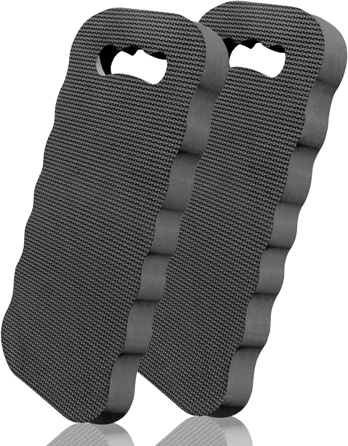 Thick Kneeling Pad Black, 2-Pack Waterproof Garden Knee Pads, Multi-Functional Kneeler Pad