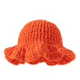 Layout Of Ruffle Thick Knit Ruffled Fisherman Cap Handmade Design Comfortable Wear for ...