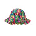 Layout Of Ruffle Thick Knit Ruffled Fisherman Cap Handmade Design Comfortable Wear for ...