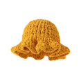 Layout Of Ruffle Thick Knit Ruffled Fisherman Cap Handmade Design Comfortable Wear for ...