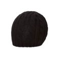 thumbnail image 1 of Thick Knitted Cuffless Beanie - Black, 1 of 1