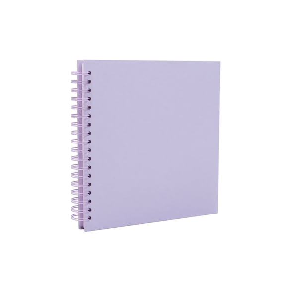 Thick Kraft Paper Spiral Bound DIY Photo Album 8 Inch 20 Sheets 40 Pages Scrapbook for Memory Keeping Drawing Crafting Projects
