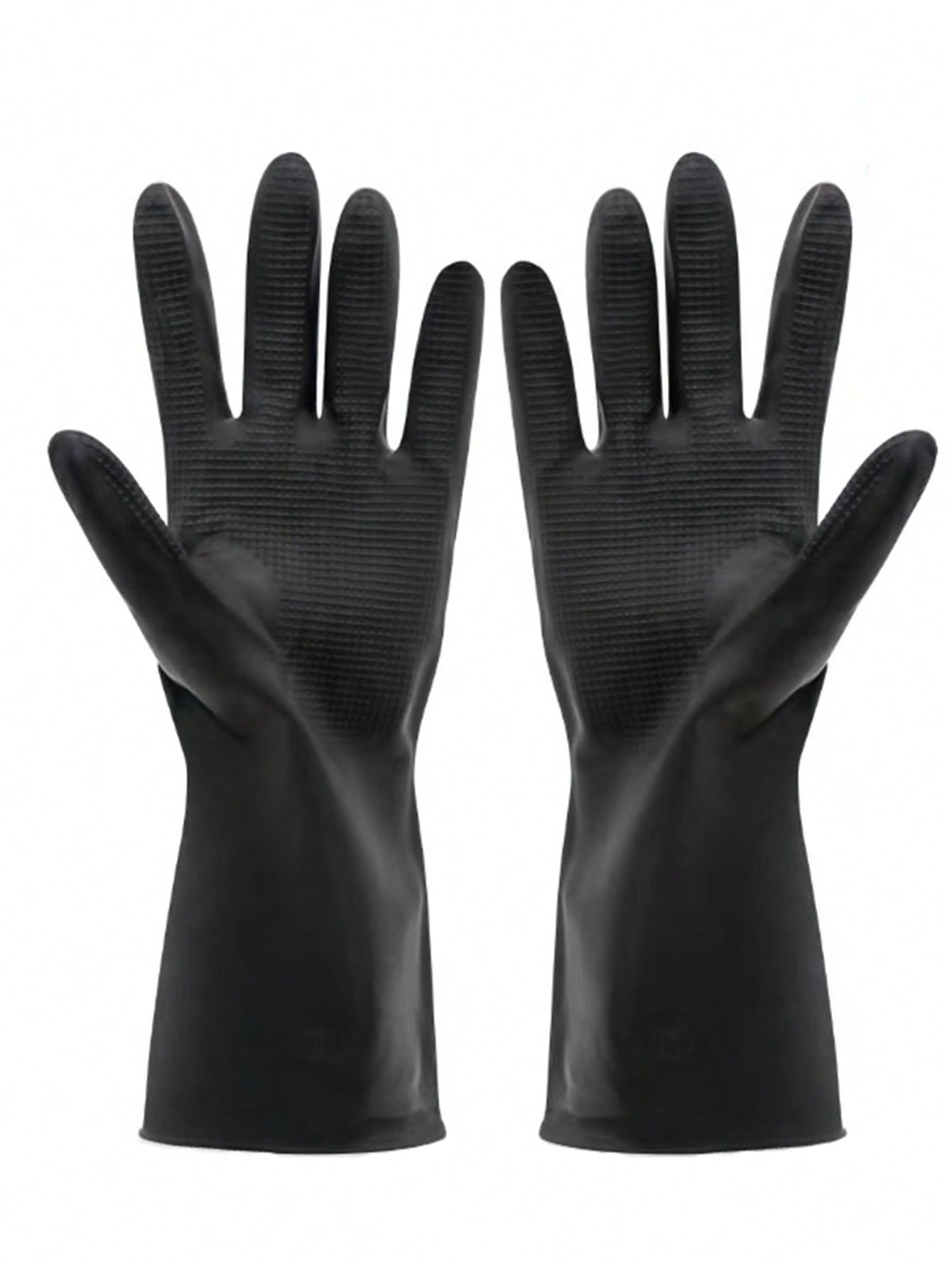 Thick Latex Hairdressing Gloves, Professional Rubber Gloves For Perm