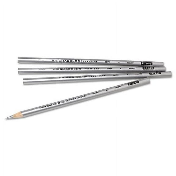 Thick Lead Art Pencil, Soft, White | Bundle of 2 Dozen