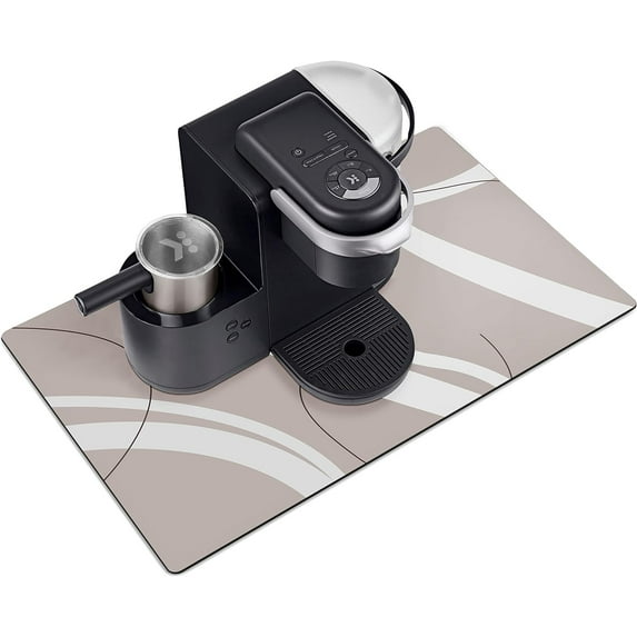 Thick Mat for Coffee Maker,Water Collection Coffee Mat,No-Slip Mats for Small Appliances - Coffee Makers, Blenders, Stand Mixers,Juice Machine,etc, 24"x16"