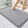 thumbnail image 1 of Thick Memory Foam Bath Mat Rug 24x16, Extra Soft Absorbent Bathroom Rug, Quick Dry Bath Mats, Non-Slip, Machine Washable Carpet for Bathroom, Tub and Shower, Home Decor Accessories, Beige, 1 of 7