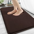 thumbnail image 1 of Thick Memory Foam Bath Mat Rug 24x16, Extra Soft Absorbent Bathroom Rug, Quick Dry Bath Mats, Non-Slip, Machine Washable Carpet for Bathroom, Tub and Shower, Home Decor Accessories, Beige, 1 of 7