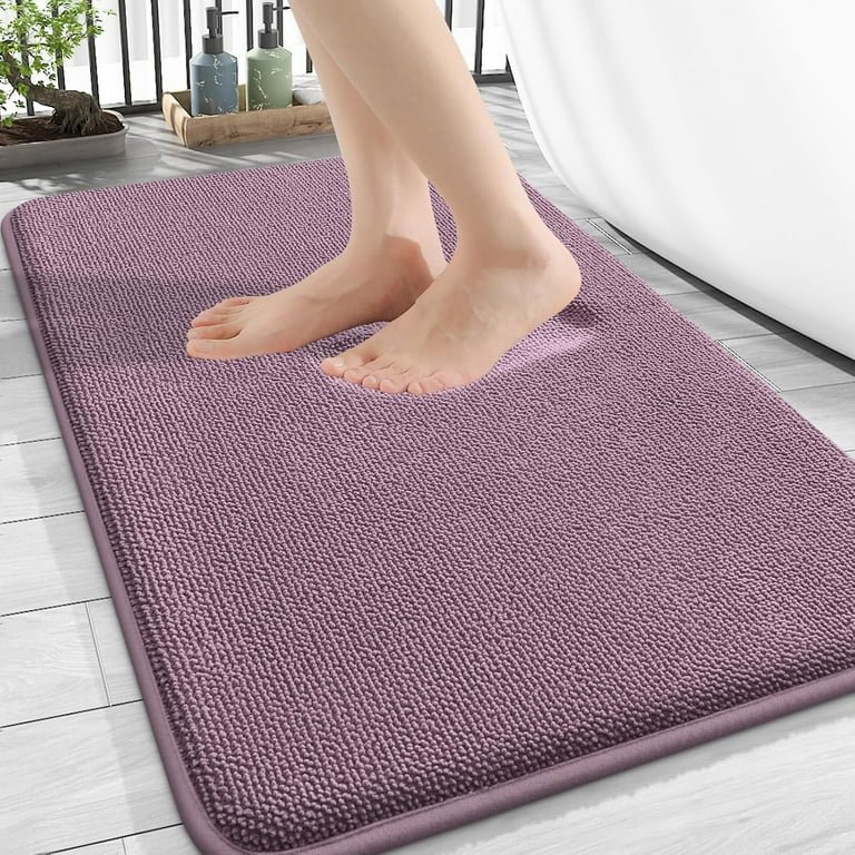 Thick Memory Foam Bath Mat Rug 24x16, Extra Soft Absorbent