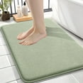 thumbnail image 1 of Thick Memory Foam Bath Mat Rug 24x16, Extra Soft Absorbent Bathroom Rug, Quick Dry Bath Mats, Non-Slip, Machine Washable Carpet for Bathroom, Tub and Shower, Home Decor Accessories, Beige, 1 of 7