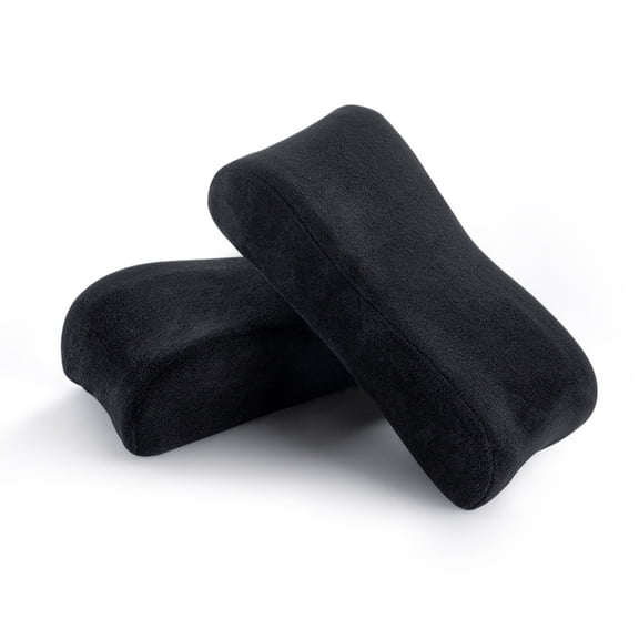 Thick Memory Foam Office Chair Arm Pads - Office Chair Armrest Covers Provide Elbow Cushion and Relieve Pressure - Ergonomic Desk Chair Arm Covers - Gaming, Computer Chair Rest Pads (a pair)