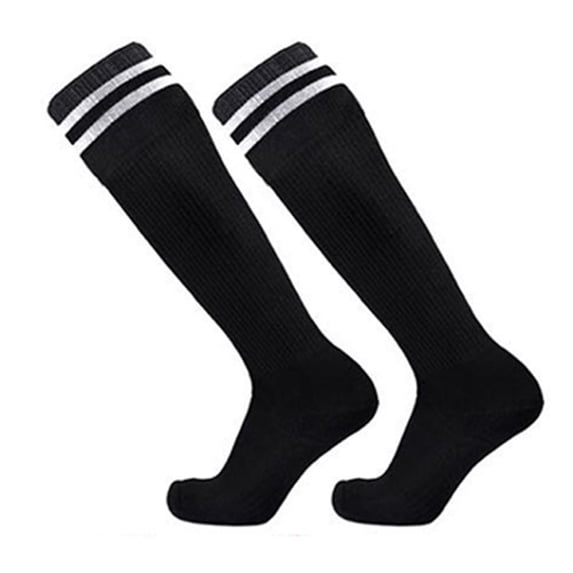 Thick Mid Calf Socks for Adults Kids, Training Football Stockings, Cushioned Sports Crew Socks for Active Wear