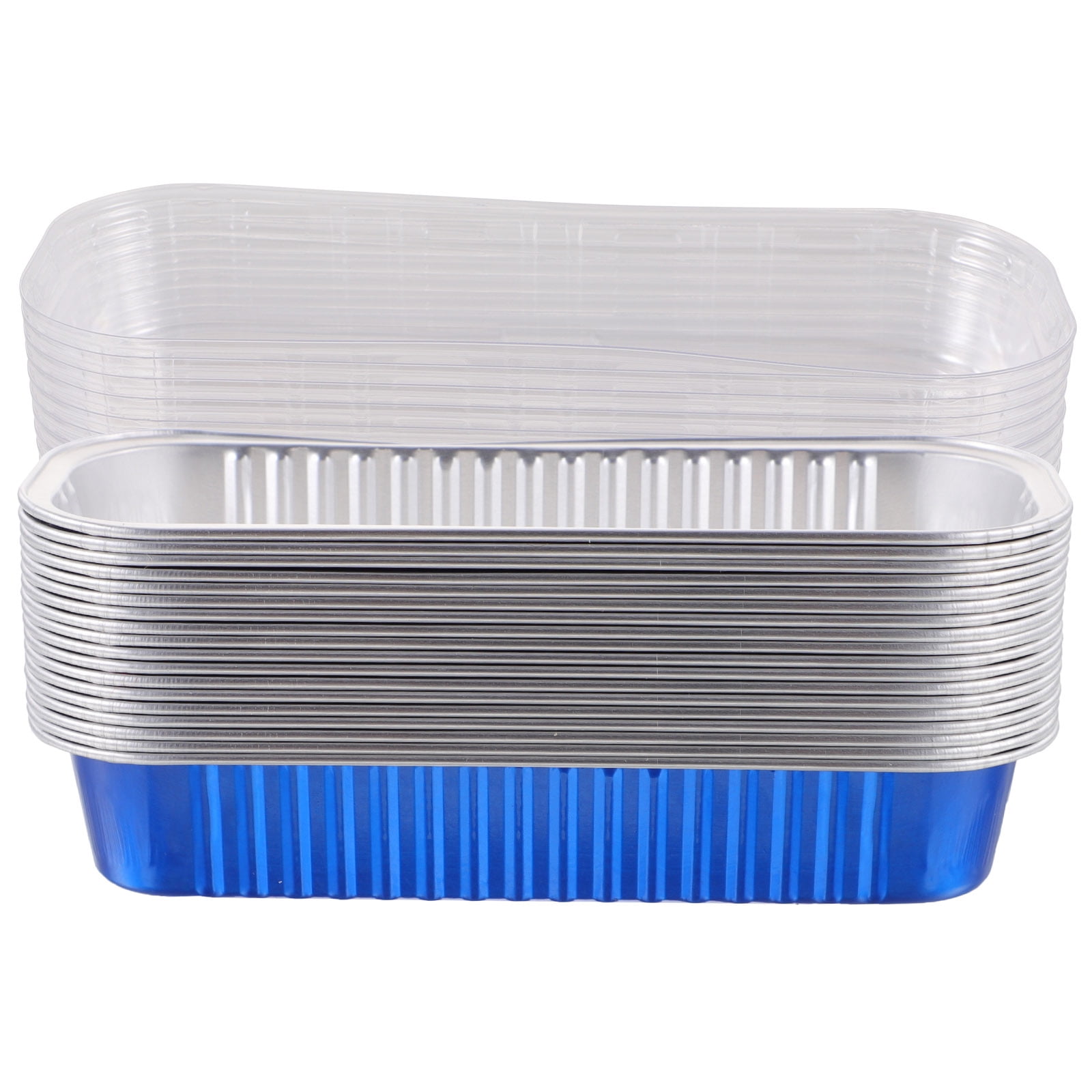 Thick Mini Loaf Pans with Lids 20 Pack,Aluminum Pans with Lids complete