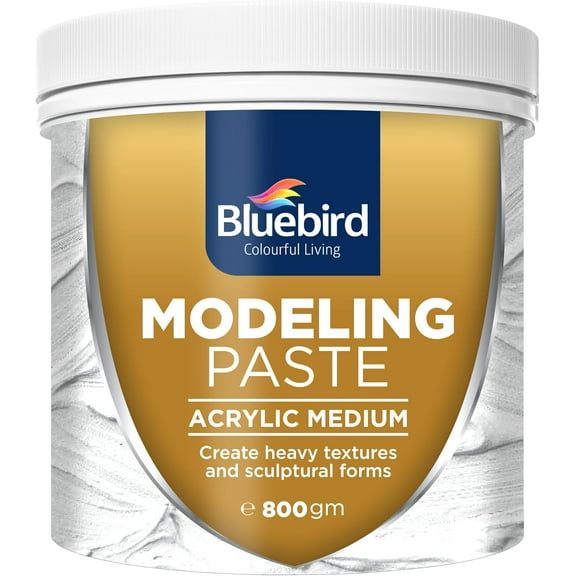 Thick Modeling Paste White 28.2 Oz / 800gm - High Density, Acrylic Medium for Texture, Thickness, and Dimension Additive