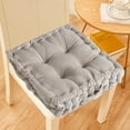 thumbnail image 1 of Thick Office Pressure Relief Floor Cushion with Handles - Light Gray Floor Pillow Seat, Durable Sofa Tatami Mat, Provides Comfort for Long Sitting, Perfect for Office, Living Room and Study Room, 1pc, 1 of 5