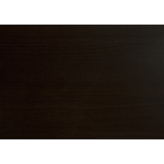 Thick Panel Espresso Computer Desk for Writing and Laptop Use in Condo Office