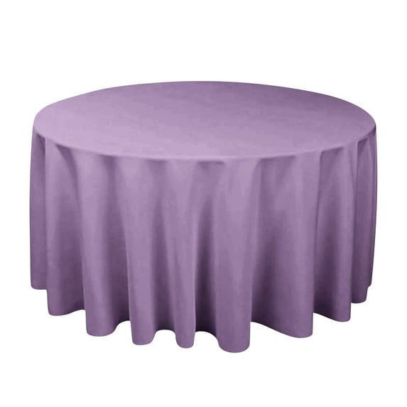 Thick Plain Cloth Round Tablecloth in Solid Colors, Perfect for Party Supplies, Home Decor, and Event Table Protection