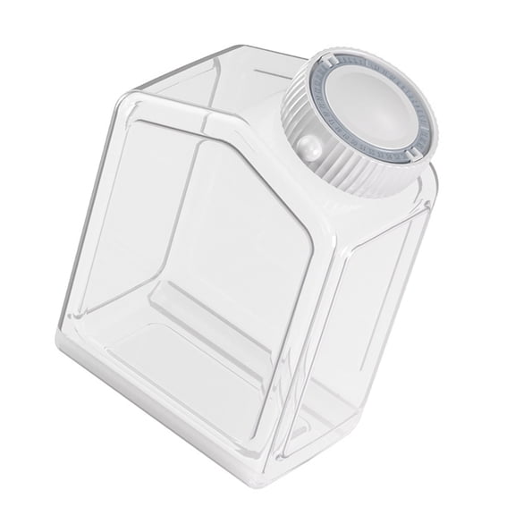 Thick Plastic Storage Bin Transparency Design with Tight Lid Ideal for Office Home Dry Goods Organization