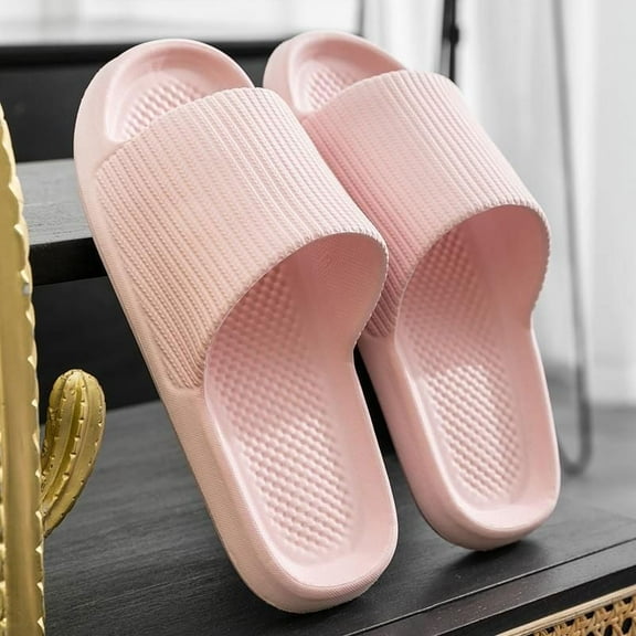 New Thick Platform Bathroom Home Slippers Women Fashion Soft Sole EVA Indoor Slides Woman Sandals Non-slip Flip Flops