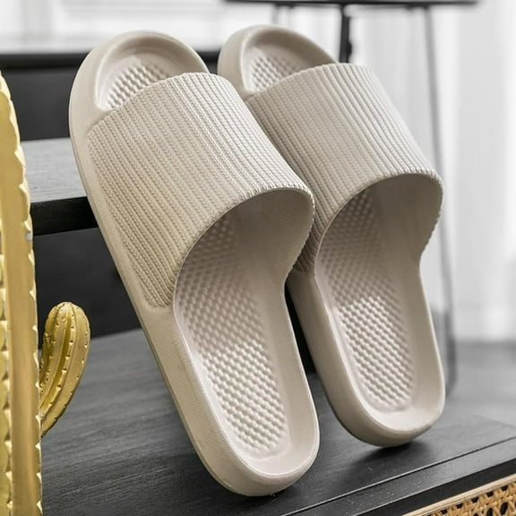 Thick Platform Bathroom Home Slippers Women Fashion Soft Sole EVA Indoor Slides Woman Sandals Non-slip Flip Flops