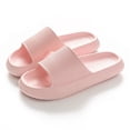 thumbnail image 1 of Thick Platform Cloud Slippers Women Indoor Bathroom Slides Soft EVA Anti-Slip Home Floor Slides Ladies Summer Shoes pink 46-47, 1 of 5