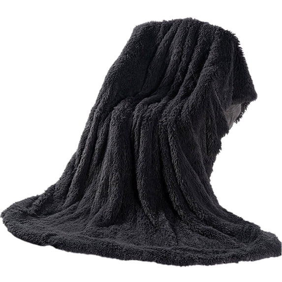 Thick Plush Throw Blanket, Soft Cozy Fleece Blanket for Couch and Bed, Lightweight Warm Sofa Cover, Machine Washable All Season Home Decor Blanket