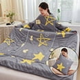 thumbnail image 1 of Thick Printed Multifunctional Lazy Quilt, 1 of 21