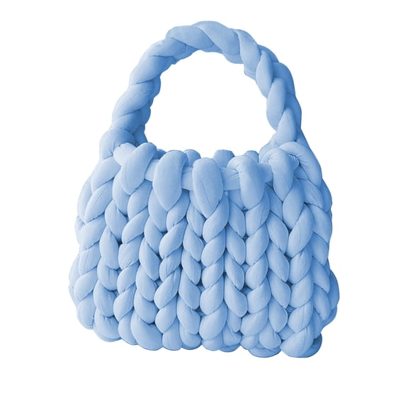 Thick Quality Yarn Hand Woven Bag Personalized Women's Handbag Washable And Washable Contracted And Fashionable Versatile Handbag