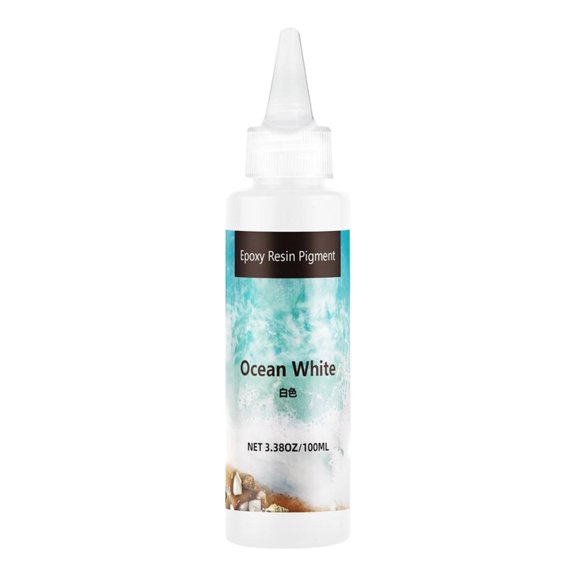 Thick Resin Pigment Set Creates Saturated Colors in Ocean Art Projects 100ml