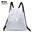 thumbnail image 1 of Thick Rope Outdoor Sport Waterproof Fitness Storage Bag Ball Bag Drawstring Backpack Large Capacity Bag WHITE 34X43CM, 1 of 8