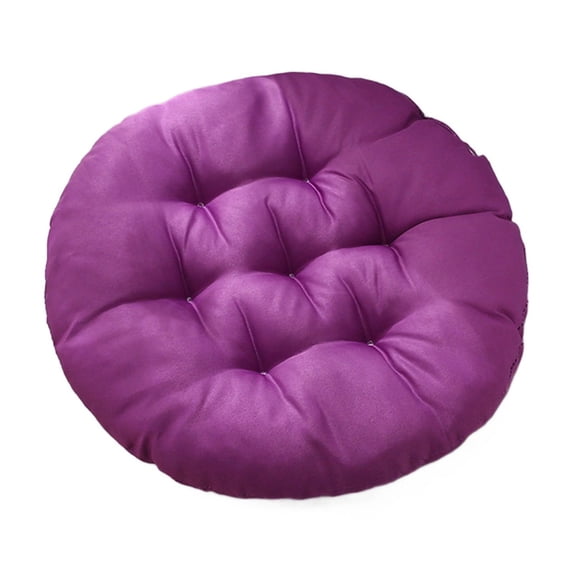 Thick Round Chair Cushion with Removable Cover for Office Desk and Dining Room Seating