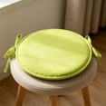 thumbnail image 1 of Thick Round Chair Pad with Ties - Polyester Fabric - 12 Inch, 1 of 5