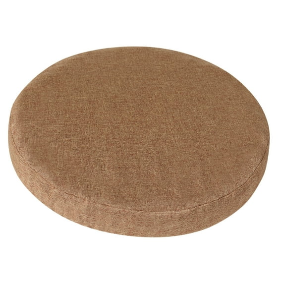 Thick Round Seat Cushions 1-Pack for Dining Chairs Kitchen Stools Home Office Comfortable Chair Pads with Non- Bottom Washable Cover Supportive Foam Filling