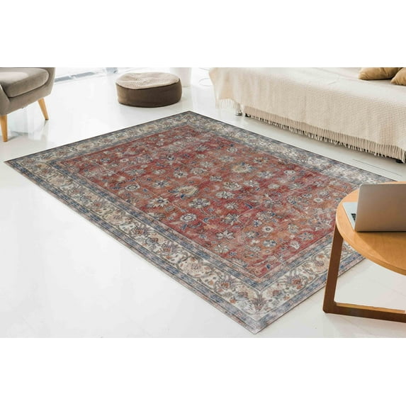 Thick Rug, Turkish Rug, Car Mat Rugs, Small Rug, Vintage Style Rug, Entryway Rugs, Floral Pattern Rugs, Bohemian Rugs, Runner Rugs, 3.3'x5' - 100x150 cm