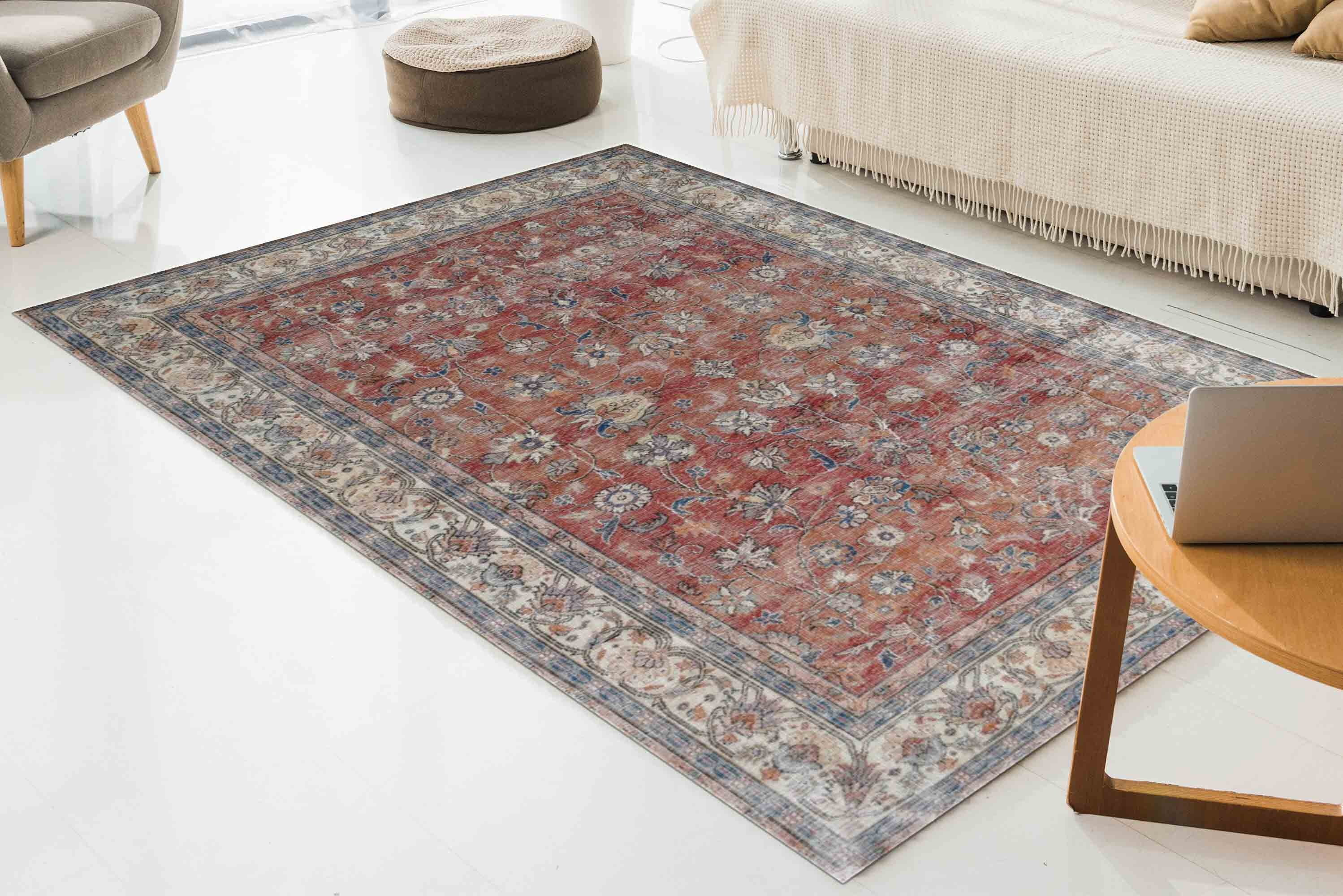 Thick Rug, Turkish Rug, Car Mat Rugs, Small Rug, Vintage Style Rug ...