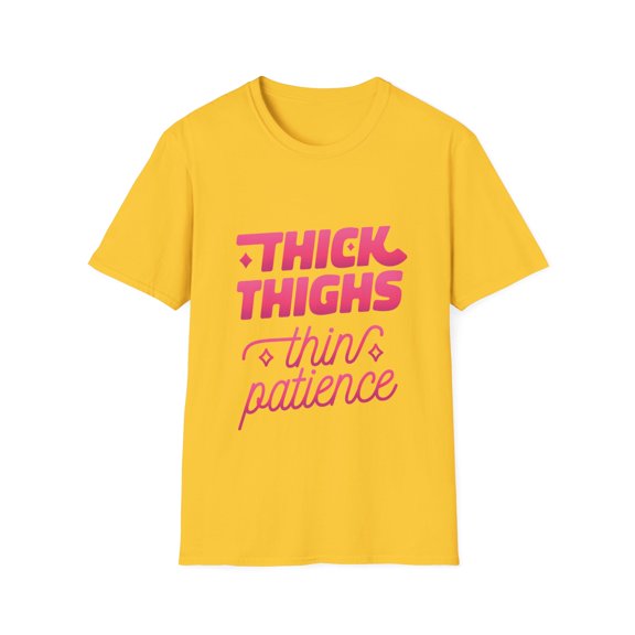 Thick Sarcasm Thin Comedy Women Novelty Apparel
