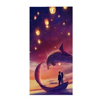 Thick Shark Beach Towel 30"x60" Microfiber Terry Beach Towels Kids Soft Camping Towels Sandproof Quick Drying Travel Swim Pool Yoga Gym Camping Women Men Beach Essentials Accessories Vacation Gift