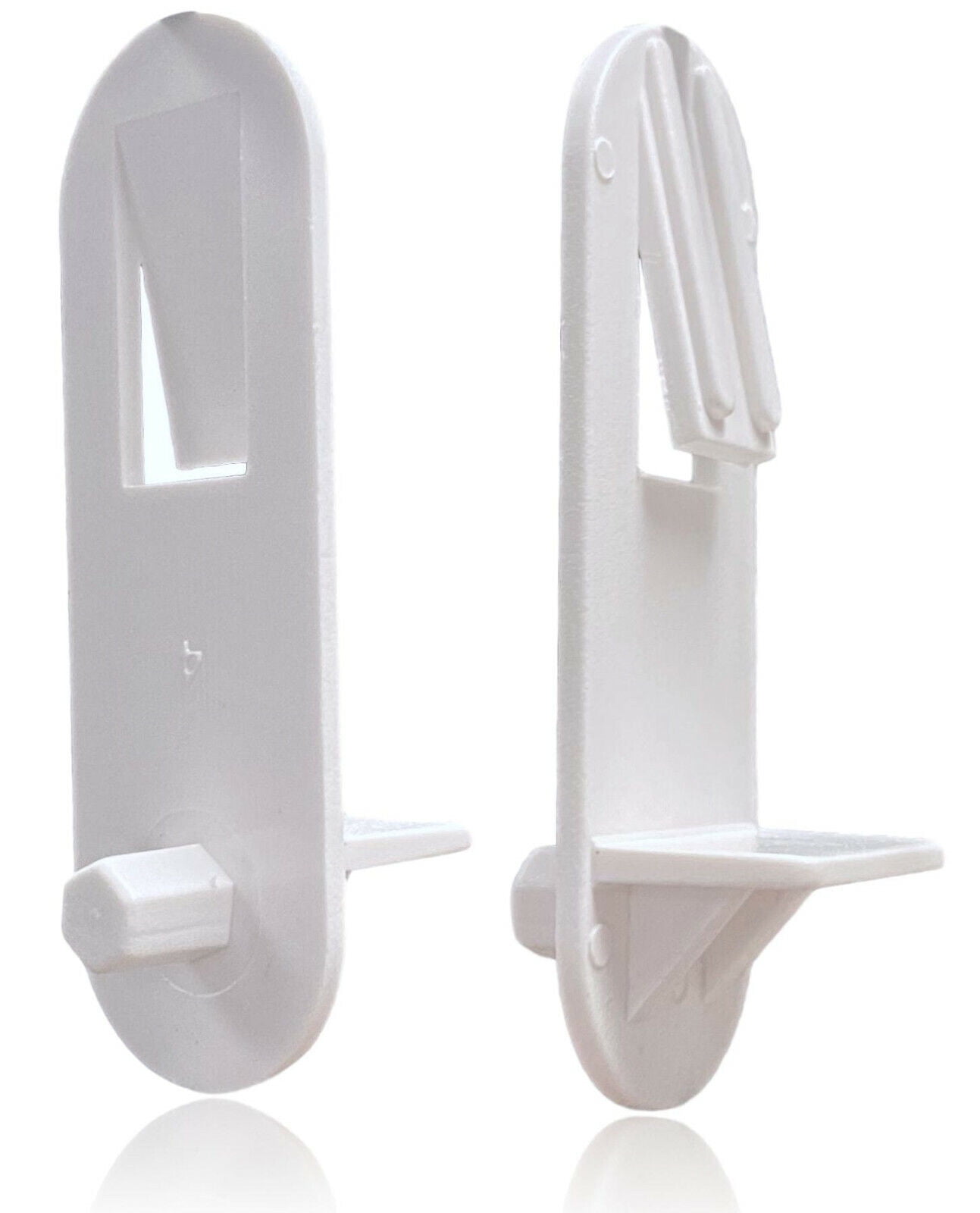 Thick Shelf Support Locking Clips 13/16" Width, 5mm Peg ,5/8