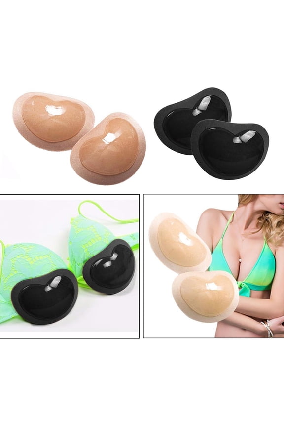 Thick Silic Bra Pad Inserts Enhancers Cleavage Enhancing Normal Skin