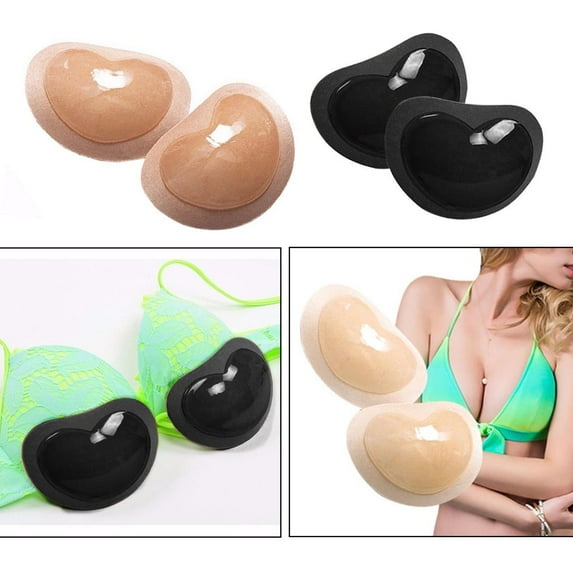 Thick Silic Bra Pad Inserts Enhancers Cleavage Enhancing Normal Skin